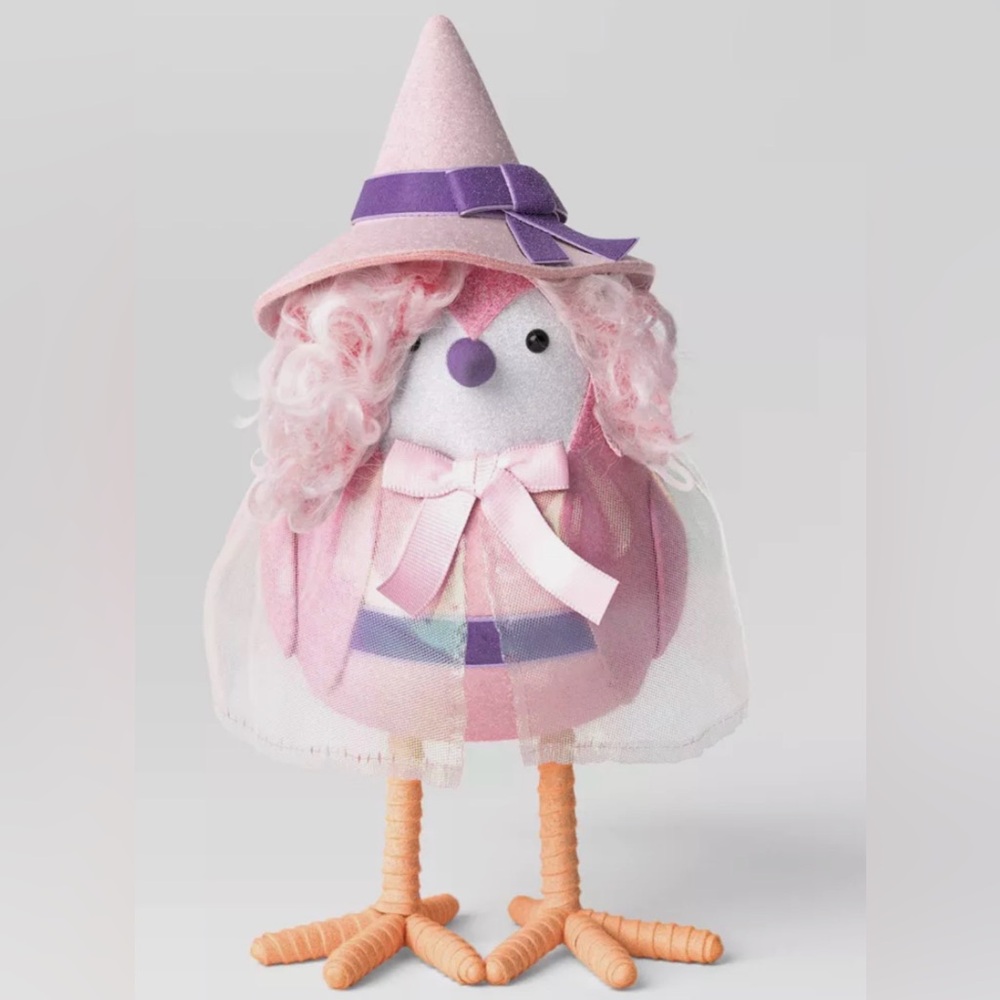 Featherly Friends Halloween Witch Bird 2025 Glitzy